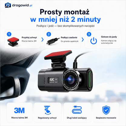 Car Dash Camera Drogowid™ 3.1 | Proof and Safety.
