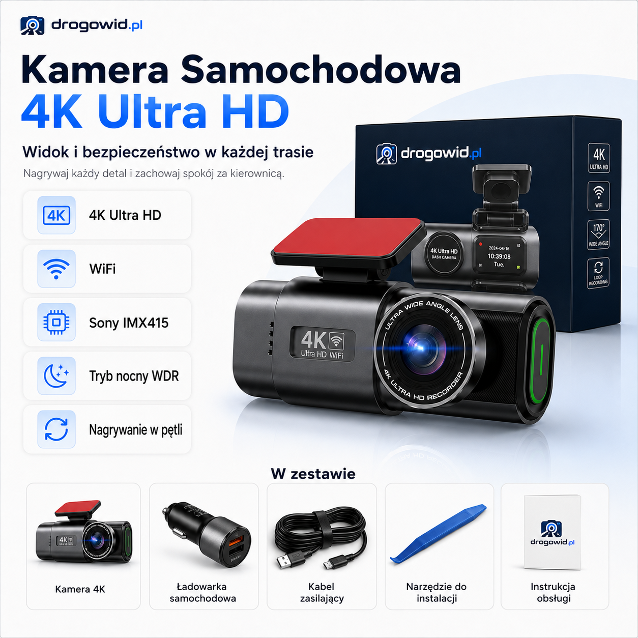 Car Dash Camera Drogowid™ 3.1 | Proof and Safety.